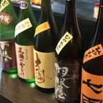 秋の日本酒各種あります。