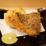 新ばし 笹田 - 松茸フライ