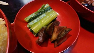 Gotokutei - 野沢菜と茄子の漬け物