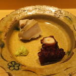 鮨 さいとう - 蛸と鮑