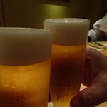 鮨 さかい - 最初は「ビール（小）」