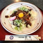 手打めん処 三朝 - 台湾どてきし（幅広きしめん）