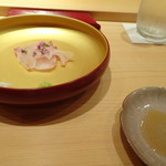 鮨 さかい - ◆あら、煎り酒と山葵で。