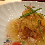 鮨 さかい - ◆噴火湾の毛蟹と唐津の赤雲丹。 これも豪華共演、幸せ。