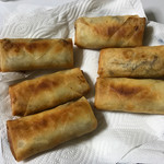 五十番食品 直売所 - 春巻を揚げてみた