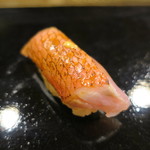 日本橋蛎殻町 すぎた - 金目鯛握り