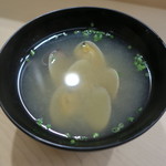 日本橋蛎殻町 すぎた - 浅利の椀2