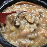 麺のようじ - ライス(100円)を投入して〆のリゾート風ごはん