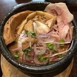 麺のようじ - ライス(100円)を投入して〆のリゾート風ごはん