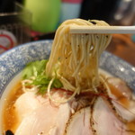 麺や而今 - ☆こちらも細麺!(^^)!☆