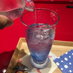 イッピン カフェ - スパークリングハーブティー（化学変化中）2016/07/27