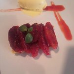 カッフェ アロマティカ - ブラッドオレンジのパイ