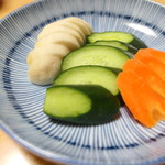 金田 - お新香470円