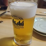 居酒屋 三喜 - ウェルカムビール(生小)、サービスです！