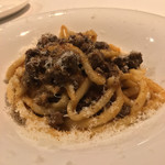 カーサ・デル・チーボ - ピーチ 丹波 天然いのししのラグー和え トスカーナ風