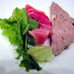 ん bistro - 生ハムとパテ