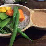 呑み喰い処 一久 - 和風バーニャカウダ