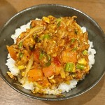 絶品！具材のっけ麦ご飯