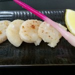 鮨・割彩 和らく - 貝柱の塩焼き
