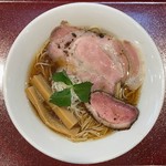 燃えよ麺助 - 紀州鴨そば (870円)