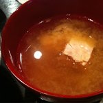 Sushichiyuu - お味噌汁　具に鮭