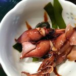 Sushi chiyuu - 小鉢はホタルイカ