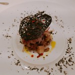 ラトラス - 白イカのドゥミセック　サマートリュフの一皿