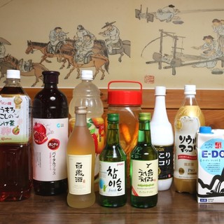 マッコリ、チャミスル