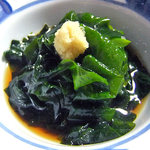 よし半 - 新ワカメのショウガ醤油