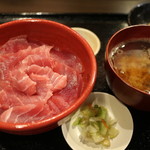 田舎レストランじんべえ - まぐろ中落ち丼