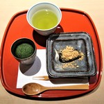 祇園 にしかわ - 『抹茶のアイスと本わらび餅』～♪(*￣∇￣)ﾉ