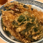 天ぷら　安住 - 衣が絶妙。今日の天丼（880円）