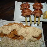 TORIDOKI - 手羽先焼鳥1本RM9.0、宮崎名物鶏の南蛮揚げRM18.0