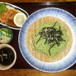 Tsukemen Yukimura Kichiemon - 冷しつけ麺(ヒスイ麺) 匠 あっさり醤油味