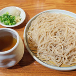 石臼挽きうどん しゅはり - 串天5本コース(1880円・外税)のせいろひやむぎ