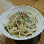 もつやき たろう - スパゲティーサラダ：250円