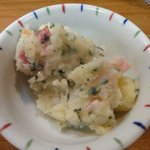 つくし - この日のお通しはポテトサラダ