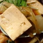 Torigen - 焼き豆腐と玉ねぎ