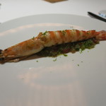 レフェルヴェソンス - 29年9月　南風～クルマエビの乳清ポシェ、胡瓜とかぼすのヴィネグレット、本枯節の詰め