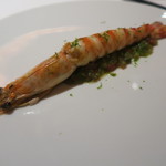 レフェルヴェソンス - 29年9月　南風～クルマエビの乳清ポシェ、胡瓜とかぼすのヴィネグレット、本枯節の詰め