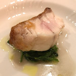 f - 空芯菜とクエ/贅沢