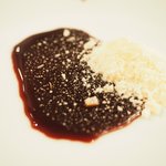 Giglio - パスタ+ドルチェ 1490円 のソースと粉チーズ