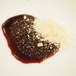 Giglio - パスタ+ドルチェ 1490円 のソースと粉チーズ