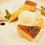 Giglio - パスタ+ドルチェ 1490円 のデザート盛り合わせ