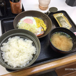 吉野家 - 【ハムエッグ定食】（350円税込）