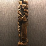 ラビスタ阿寒川 - 壁のアイヌの彫刻