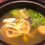 ラビスタ阿寒川 - 鍋の〆のうどん