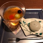 ラビスタ阿寒川 - 水菓子：リボンナポリンゼリー・メロン・スイカ・ブルーベリー・パパイヤ・アロエ、甘味：水まんじゅう