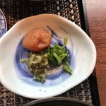 ラビスタ阿寒川 - 漬物：みぶな漬け・白菜漬け・梅干