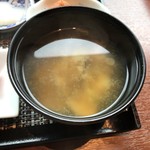 ラビスタ阿寒川 - 汁物：田舎味噌仕立て・しじみ・葱